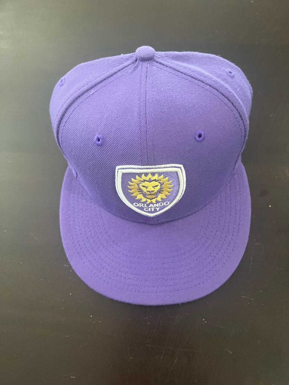 Orlando City Lions MLS New Era 59fifty Fitted Hat Cap 7 1/8 Good